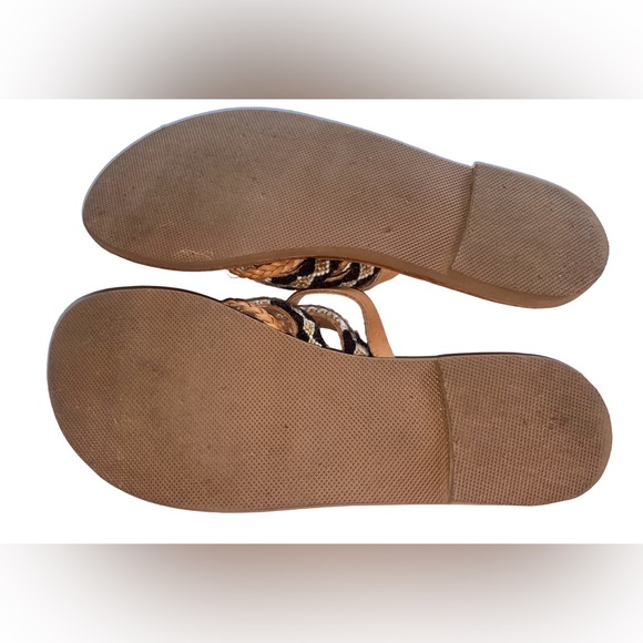 Elina Lebessi Leather Made in Greece Sandals Women’s size 3 Size 8 - Picture 9 of 16